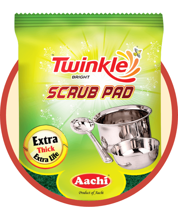 twinkle scrub pad section